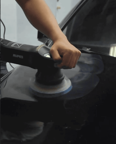 Before Before and after paint correction result