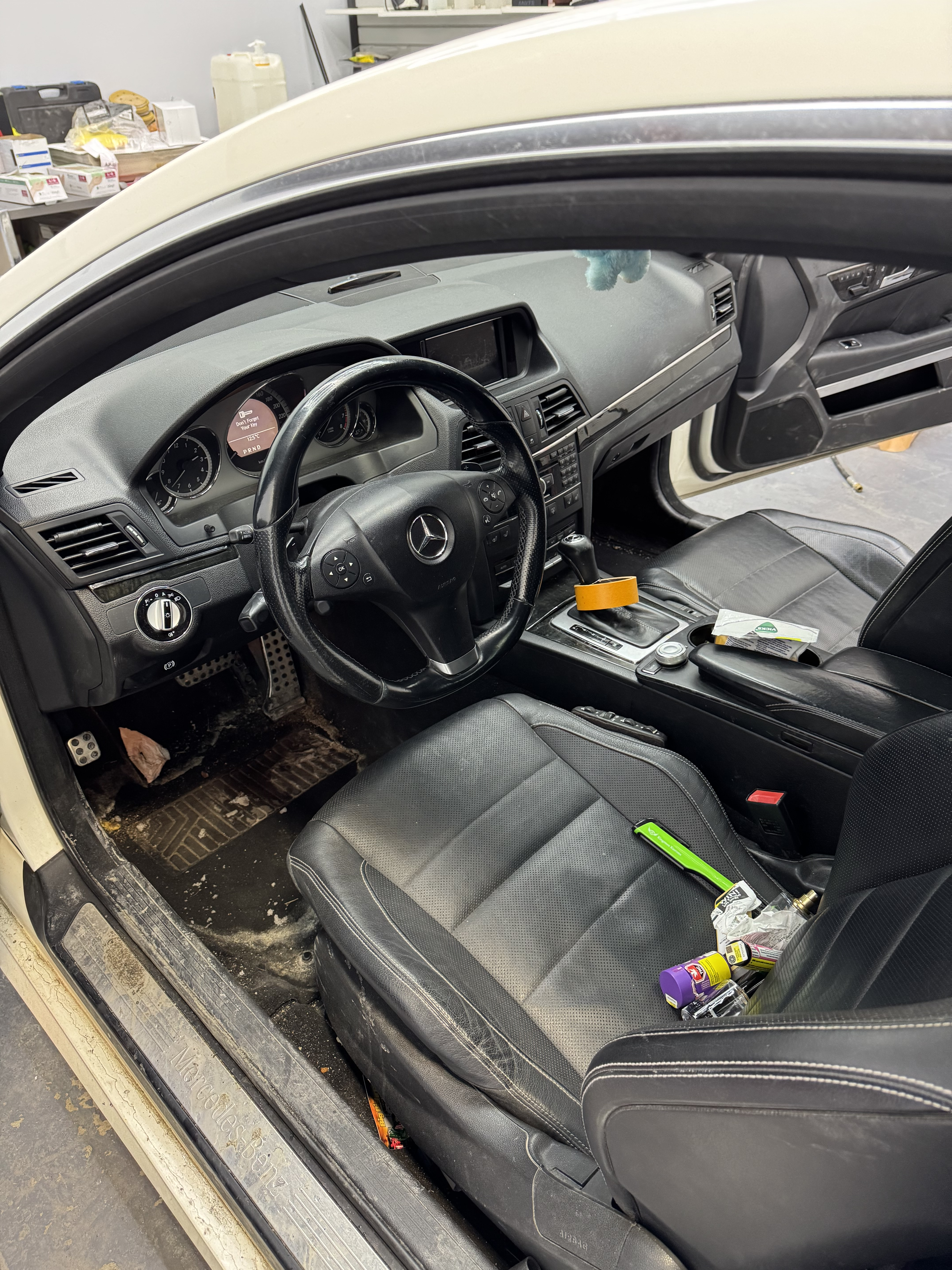 Before Before and after interior detailing result